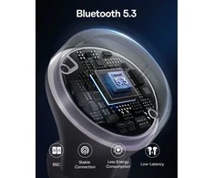 BASEUS belaidės bluetooth ausinės TWS ENC IPX4 Bowie E18 violetinės spalvos