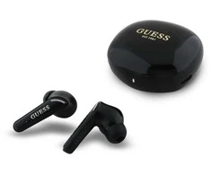 Ausinės Guess Glossy Classic Logo TWS Belaidės Earphones Juodas