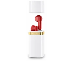 Ausinės Guess Lipstick Shape TWS belaidės auisnės baltos spalvos