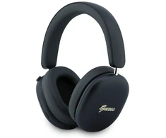 Ausinės Guess Metallic Finish Auksinė Script Logo ENC Belaidės Headphone Juodas