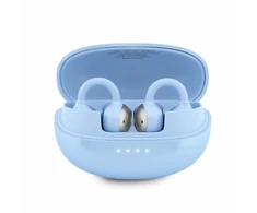 Guess Metallic Finish Classic Logo OWS belaidės ausinės Light Mėlyna