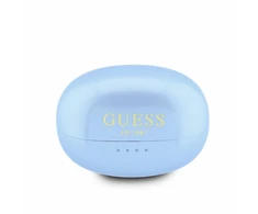 Ausinės Guess Metallic Finish Classic Logo OWS Belaidės Earphones Light Mėlyna