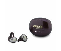 Guess Metallic Finish Classic Logo OWS belaidės ausinės Burgundy