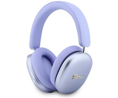 Guess Metallic Script Logo ENC belaidės ausinės, violetinės