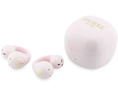 Ausinės Guess Mini Classic Logo OWS Belaidės Earphones Rožinė