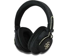 Guess PU 4G Metal Logo ENC belaidės ausinės juodos spalvos