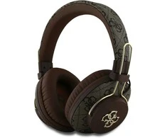 Guess PU 4G Metal Logo ENC belaidės ausinės rudos spalvos