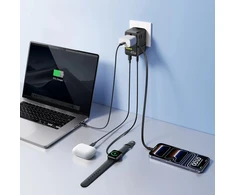 Baseus PicoGo AG11 Fast Universal 45W Travel Charger Cosmic juodos spalvos