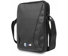 Krepšys planšetiniam kompiuteriui 10" BMW Carbon&amp;Leather (BMTB10SPCTFK) juodos spalvos