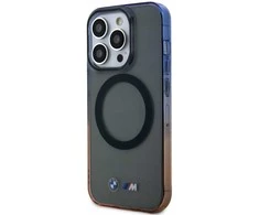 BMW BMHMP15XHTGE Apple iPhone 15 Pro Max 6.7" dėklas telefonui pilkos spalvos Gradient Bumper MagSafe