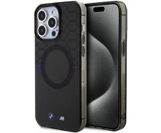 Dėklas BMW BMHMP13XHGPK Apple iPhone 13 Pro Max 6.7″ pilkas Pattern MagSafe