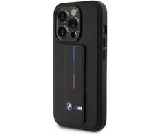 BMW BMHCP15X22GSLK Apple iPhone 15 Pro Max 6.7" dėklas telefonui juodos spalvos hardcase Grip Hot Stamp