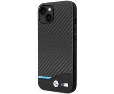 Apple iPhone 14 Plus BMW odinis dėklas Carbon (BMHCP14M22NBCK) juodos spalvos