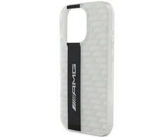 AMG Carbon Pattern Apple iPhone 16 Pro Max dėklas telefonui baltos spalvos