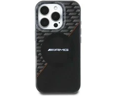 AMG Rhombs MagSafe Apple iPhone 16 Pro dėklas telefonui juodos spalvos