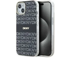 Apple iPhone 13 / 14 / 15 DKNY dėklas IML Mono & Stripe MagSafe (DKHMP15SHRHSEK) juodos spalvos