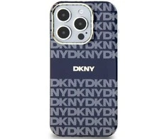 DKNY PC/TPU Repeat Pattern Tonal Stripe Magsafe dėklas telefonui Apple iPhone 13 Pro mėlynos spalvos