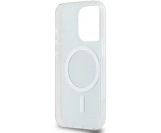 DKNY PC/TPU Repeat Pattern Tonal Stripe Magsafe dėklas telefonui Apple iPhone 13 Pro mėlynos spalvos