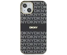 Apple iPhone 13 / 14 / 15 DKNY dėklas IML Mono & Stripe MagSafe (DKHMP15SHRHSEK) juodos spalvos