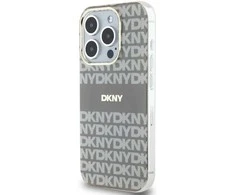 Apple iPhone 15 Pro Max DKNY dėklas IML Mono & Stripe MagSafe (DKHMP15XHRHSEE) beige