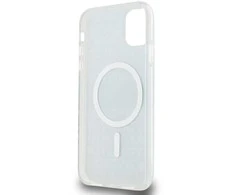 DKNY PC/TPU Repeat Pattern Tonal Stripe Magsafe dėklas telefonui Apple iPhone 11 mėlynos spalvos