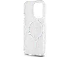 Apple iPhone 15 Pro DKNY dėklas IML Mono &amp; Stripe MagSafe (DKHMP15LHRHSEP) rožinės spalvos
