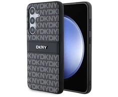 Samsung Galaxy S24 DKNY Odinis Dėklas Mono Stripe & Metal Logo (DKHCS24SPRTHSLK) juodos spalvos