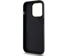Apple iPhone 15 Pro Max DKNY Hardcase Leather Checkered Mono Pattern MagSafe (DKHMP15XPCPVSLK) dėklas telefonui juodos spalvos