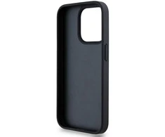 Apple iPhone 14 Pro DKNY odinis dėklas Mono Stripe & Metal Logo (DKHCP14LPRTHSLK) juodos spalvos