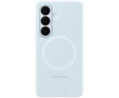 Samsung Galaxy S26 silikoninis magnetinis dėklas su šviesa Mėlyna