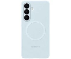 Samsung Galaxy S26+ silikoninis magnetinis dėklas su šviesa Mėlyna