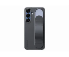Dėklas EF-GS931CBE Samsung Standing Grip Cover for Galaxy S25 Juodas (Damaged Package) (Pažeista pakuotė)