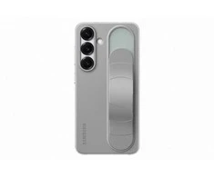 Dėklas EF-GS931CJE Samsung Standing Grip Cover for Galaxy S25 Gray (Damaged Package) (Pažeista pakuotė)
