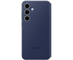 Telefono dėklas Samsung Galaxy S24 FE Smart View, mėlynas