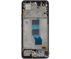 For_Poco LCD Ekranas + Touch Unit + Front Cover for Poco M7 Pro 5G Juodas