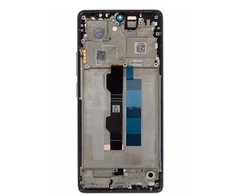 For_Xiaomi LCD Ekranas + Touch Unit + Front Cover for Xiaomi Redmi Note 14S Aurora Violetinė
