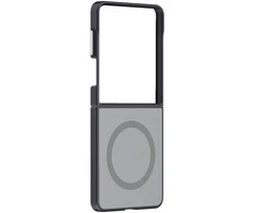 GP-FPF776HID Samsung Mirror Magnet Dėklas Galaxy Z Flip 8 Sidabrinis