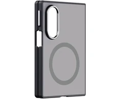 GP-FPF971HID Samsung Mirror Magnet dėklas Galaxy Z Fold 8 sidabro spalvos