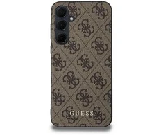 Guess GUOHCSA35G4GFBR A35 A356 rudos spalvos kietas dėklas 4G Metal Gold Logo