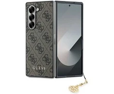 Guess 4G Charm Samsung Galaxy Z Fold6 dėklas telefonui rudos spalvos