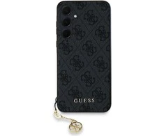 Guess GUHCSA35GF4GGR A35 A356 juodos spalvos kietas dėklas 4G Charms Collection