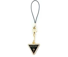 Dėklas Guess pakabukas GUCPMTDCK telefono dirželis Triangle Diamond Charm with Rhinestones