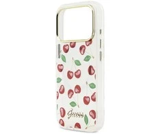Guess IML Glitter Cherry MagSafe dėklas skirtas iPhone 17 Pro
