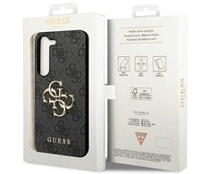 Guess 4G Big Metal Logo – dėklas skirtas samsung Galaxy A55 5G juodas