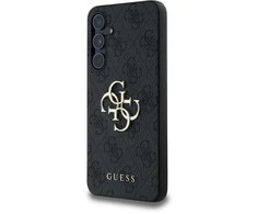 Guess 4G Big Metal Logo – dėklas skirtas samsung Galaxy A55 5G juodas