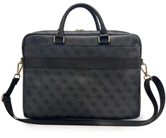 Guess PU 4G Stripe Metal Logo kompiuterio krepšys 14" juodas