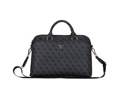 Guess PU 4G Triangle Logo Computer Bag 15/16" juodos spalvos