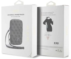 „Guess“ PU 4G trikampio formos piniginė telefono krepšys su užtrauktuku, raudonos spalvos