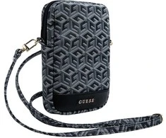 Guess krepšys su užtrauktuku GCube Bottom Stripe (GUWBZPGCSPGK) juodos spalvos