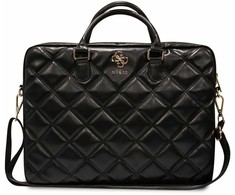 Guess PU Quilted 4G Metal Logo krepšys kompiuteriui 15/16" juodos spalvos